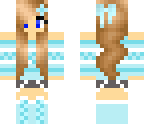 blue winter girl
