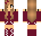 cutie burgundy girl