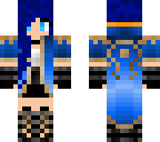 dragon trainer with blue hair