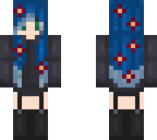 goth flower winter