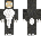 loon375 in black bunny suit