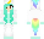 mint green unicorn