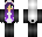 panda purple hair