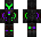 purple-green robot