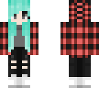 red plaid girl again