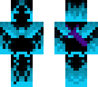 the ender assassin with purple sword