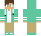 turquoise hoddie boy