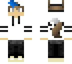 adidas hoodie with blue hair werewolf