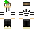 adidas hoodie with green hair