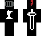 black chess knight