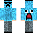 blue costume creeper