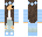 blue girl