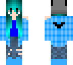 blue girl