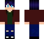 boy purple hair