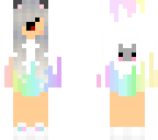 girl rainbow
