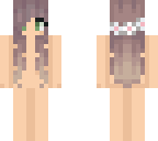 kinda shaded base skin and hair with flower crown