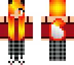 orange pj wolf girl