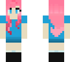 pink haired girl