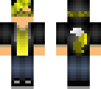 yellow wolf mask