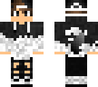black and white
