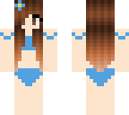 blue bikini