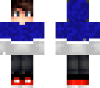 blue shy kid