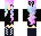 cotton candy hair cute girl