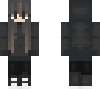 cute dark hoodie girl