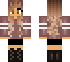 cute fall cat girl