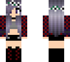 mildly gothic girl