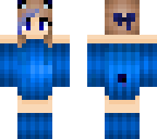 my new skin with a blue streak of hair do not use