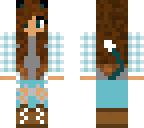 plaid cat girl