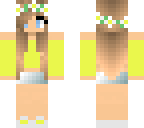 yellow summer girl
