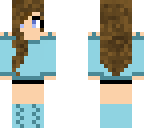 blue werewolf girl