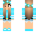 cute blue girl