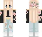flower girl with fishnets