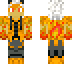 orange panda hoodie v2
