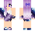 purple galixy girl