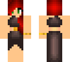 red hair prom girl