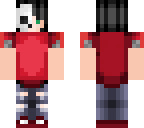 skull face boy