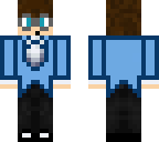 tux wolf blue