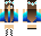 blue girl