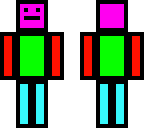 colorful box dude thing