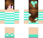 cute cyan girl