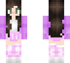 cute pink and purple girl