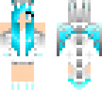 edited blue dragon girl