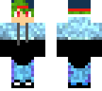 eletronic sky blue rave boy