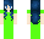 green dress blue hear