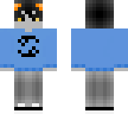 karkat in a blue sweater