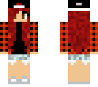 long red hair flannel